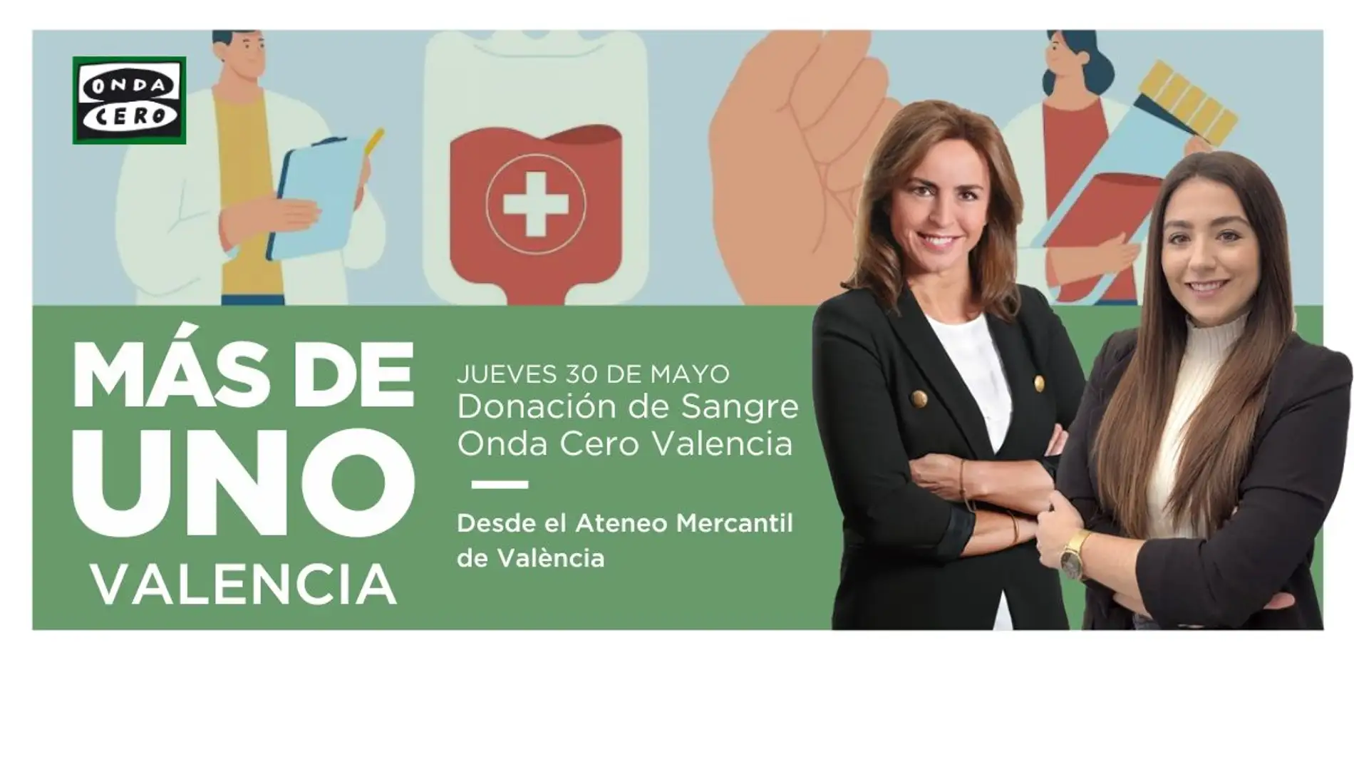 Más de Uno Valencia en directo desde la donación de Sangre de Onda Cero Más de Uno Valencia en directo desde la donación de Sangre de Onda Cero