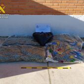 Marihuana que transportaba el vehículo del detenido
