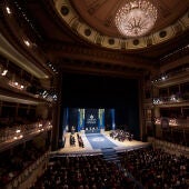 Imagen de archivo de un momento de la ceremonia de la 42 edición de los Premios Princesa de Asturias | Archivo