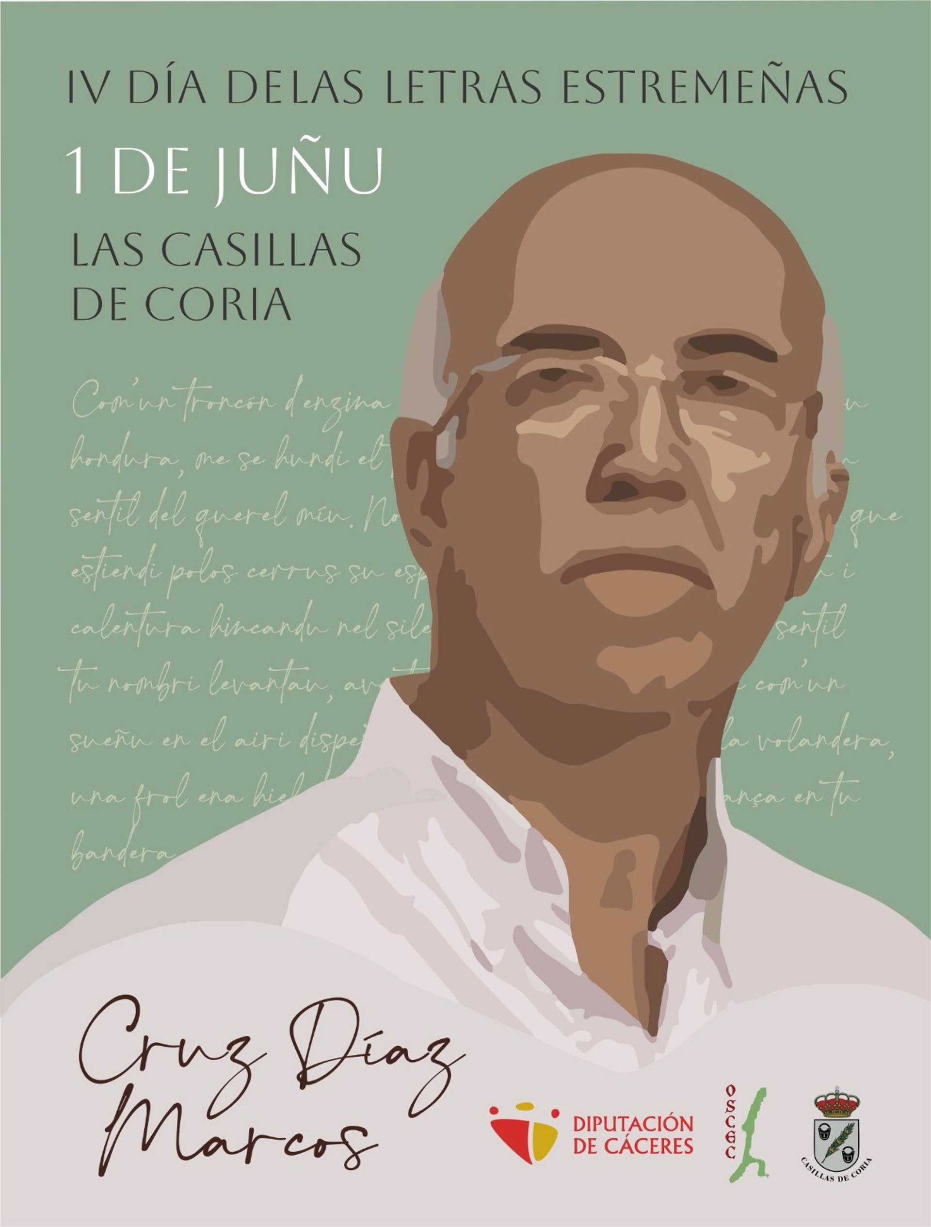 El IV Día de las Letras Extremeñas se celebra este sábado en Casillas de Coria con un homenaje al poeta Cruz Díaz Marcos El IV Día de las Letras Extremeñas se celebra este sábado en Casillas de Coria con un homenaje al poeta Cruz Díaz Marcos