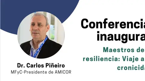 El doctor Carlos Piñeiro, miembro de la Sociedad Española de Médicos de Atención Primaria (SEMERGEN) y presidente de la Asociación Amigos del Corazón (AMICOR). 10º “Congreso Nacional de Pacientes Crónicos” que se celebra en Pontevedra