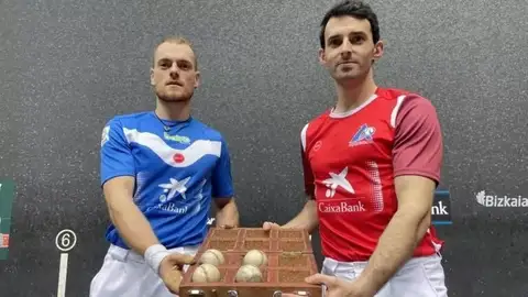 Unai Laso y Jokin Altuna Final del Manomanista 2024