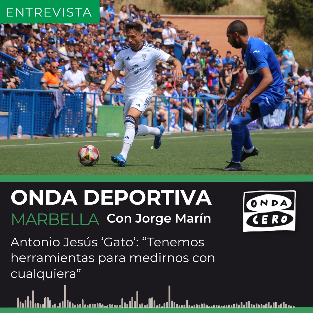 Gato, el autor del gol que le dio al Marbella el pase a la final, tiene confianza plena en el equipo Gato, el autor del gol que le dio al Marbella el pase a la final, tiene confianza plena en el equipo