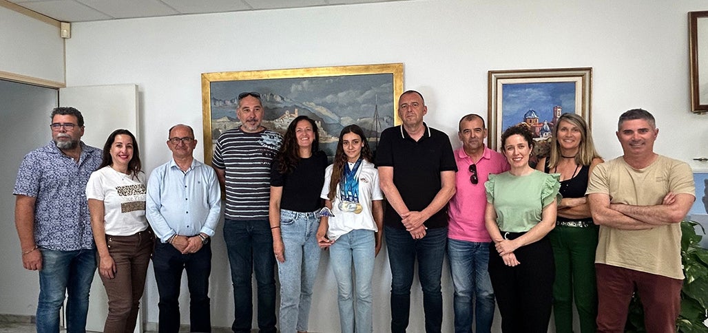 Recepción del Ayuntamiento de Altea a la Campeona de Europa con la selección, Julia Mora Recepción del Ayuntamiento de Altea a la Campeona de Europa con la selección, Julia Mora