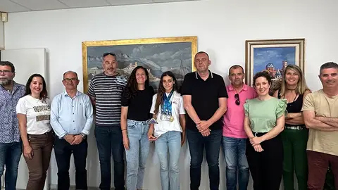 Recepción del Ayuntamiento de Altea a la Campeona de Europa con la selección, Julia Mora Recepción del Ayuntamiento de Altea a la Campeona de Europa con la selección, Julia Mora