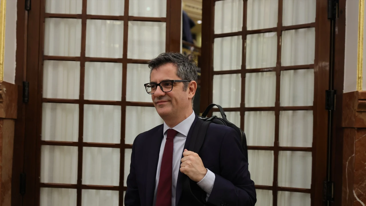 El ministro de la Presidencia, Relaciones con las Cortes y Justicia, Félix Bolaños