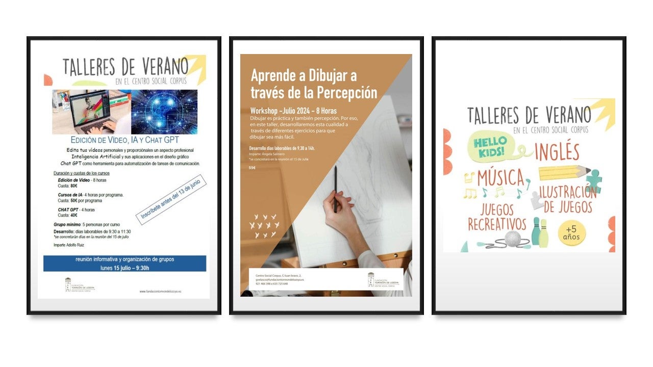 Talleres y cursos completan una amplia programación de verano en el Centro Senior Corpus Talleres y cursos completan una amplia programación de verano en el Centro Senior Corpus