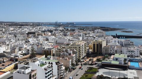 Vista a&eacute;rea de Arrecife