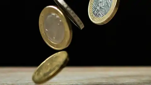 Imagen de monedas de euro Imagen de monedas de euro