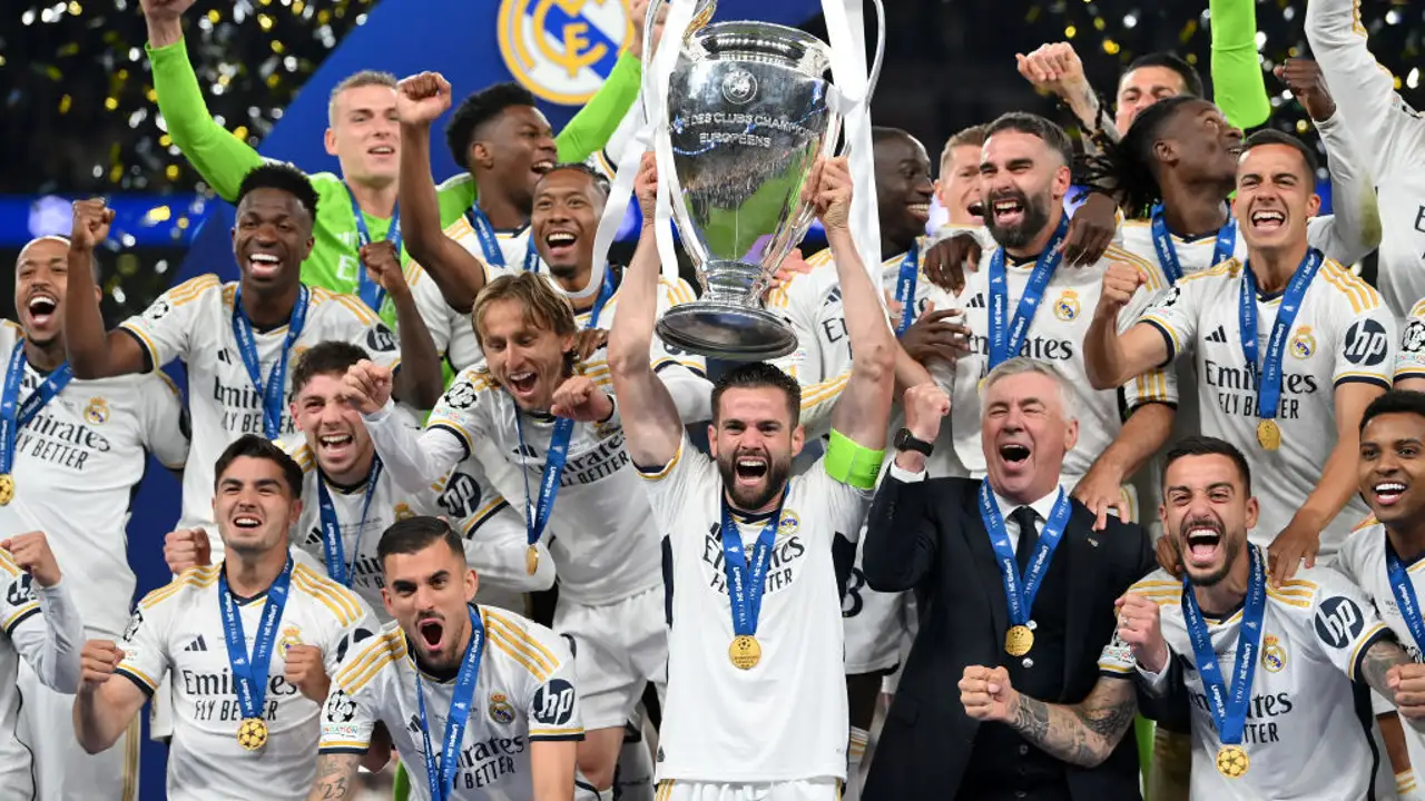 El Real Madrid celebra la Decimoquinta El Real Madrid celebra la Decimoquinta