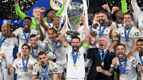 El Real Madrid celebra la Decimoquinta