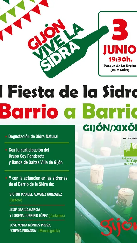 Gijón vive la sidra Gijón vive la sidra
