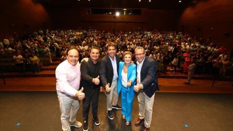 M&aacute;s de mil personas respaldan a Maz&oacute;n, Semper y Cano en el mitin del Partido Popular del Auditori de La Nuc&iacute;a