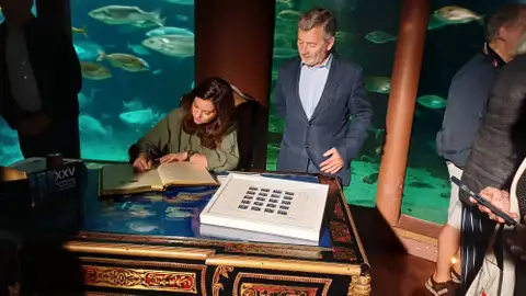 El director del Aquarium Finisterrae, Francisco Armesto, hoy, en entrevista en Más de Uno A Coruña 25 Aniversario Casa Peces
