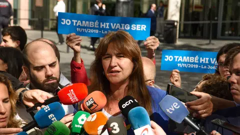 Laura Borràs, agredida durante en una comida con militantes de JxCat en l'Ampolla Laura Borràs, agredida durante en una comida con militantes de JxCat en l'Ampolla