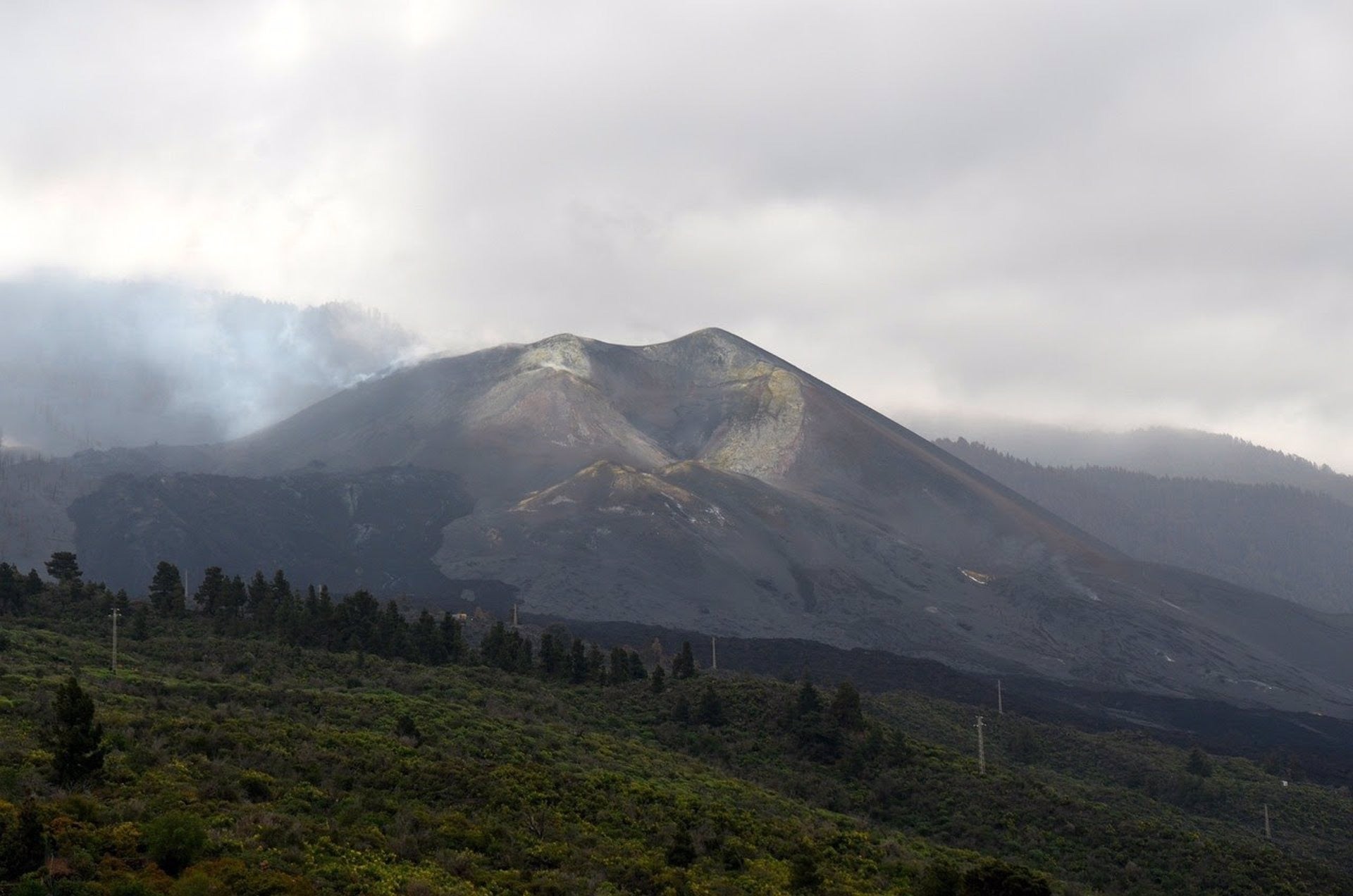 Un terremoto sacude la zona de la erupción de La Palma Un terremoto sacude la zona de la erupción de La Palma