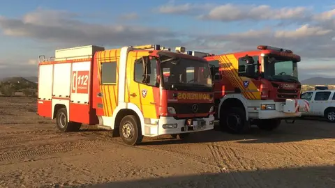 Imagen de archivo de camiones del Servicio de Emergencias del 112 ONDA CERO ALMERIA