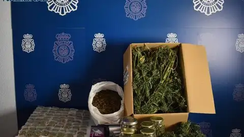 Droga incautada por la Policía Nacional Droga incautada por la Policía Nacional