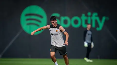 Álex Valle entrenando con el Barça Álex Valle entrenando con el Barça