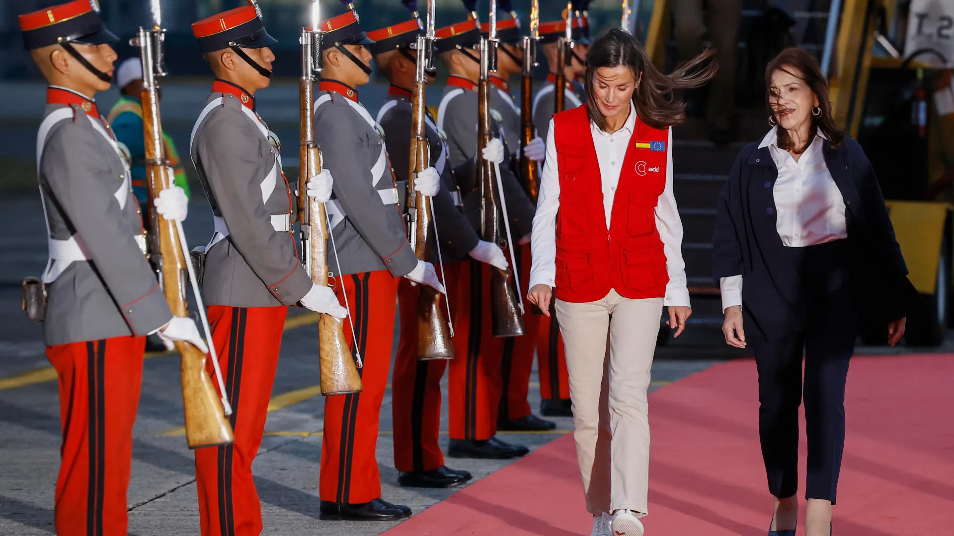 La Reina llega a Guatemala en su noveno viaje de cooperación La Reina llega a Guatemala en su noveno viaje de cooperación