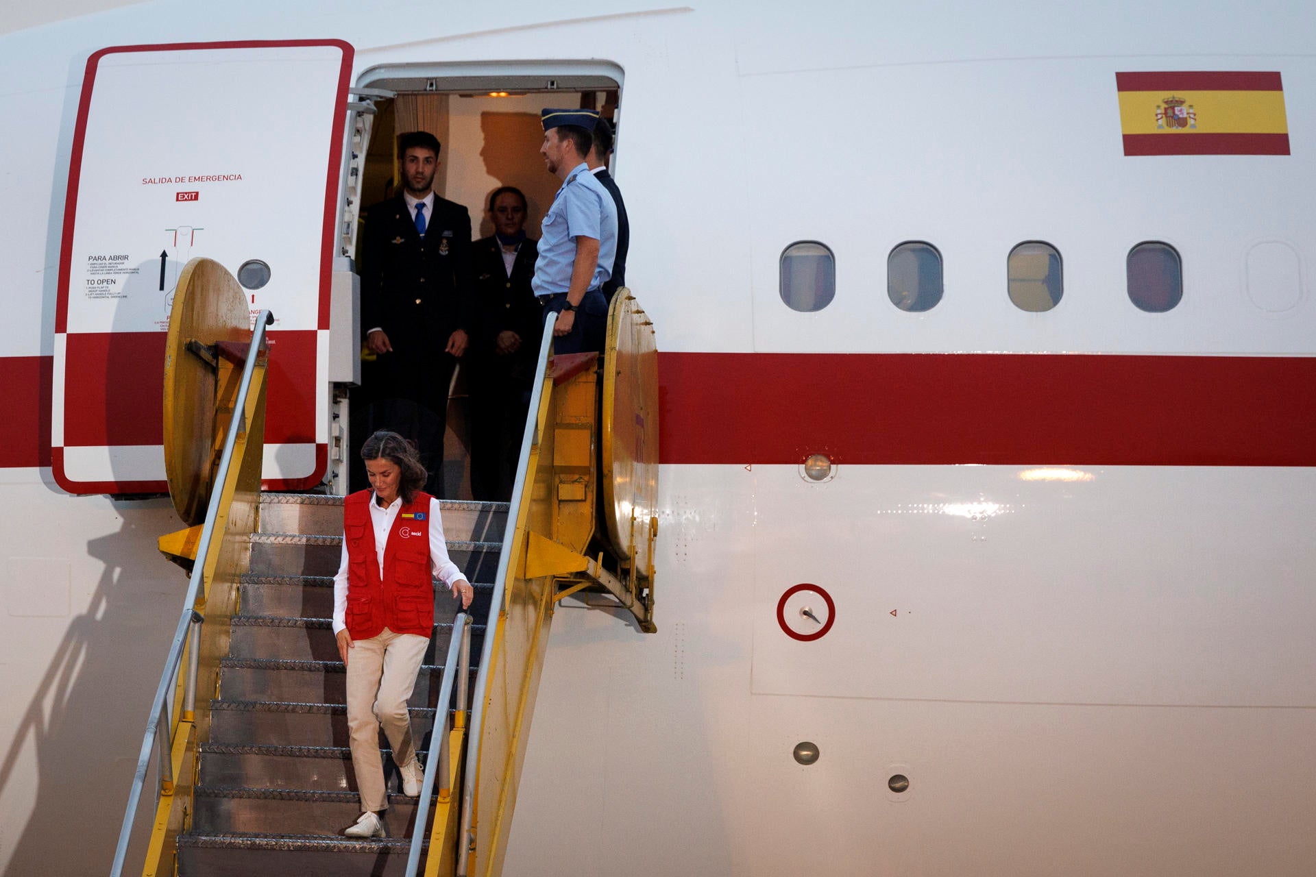 La Reina llega a Guatemala en su noveno viaje de cooperación La Reina llega a Guatemala en su noveno viaje de cooperación