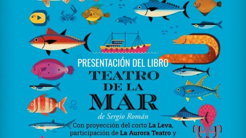 Cartel del Teatro de la Mar en San Fernando