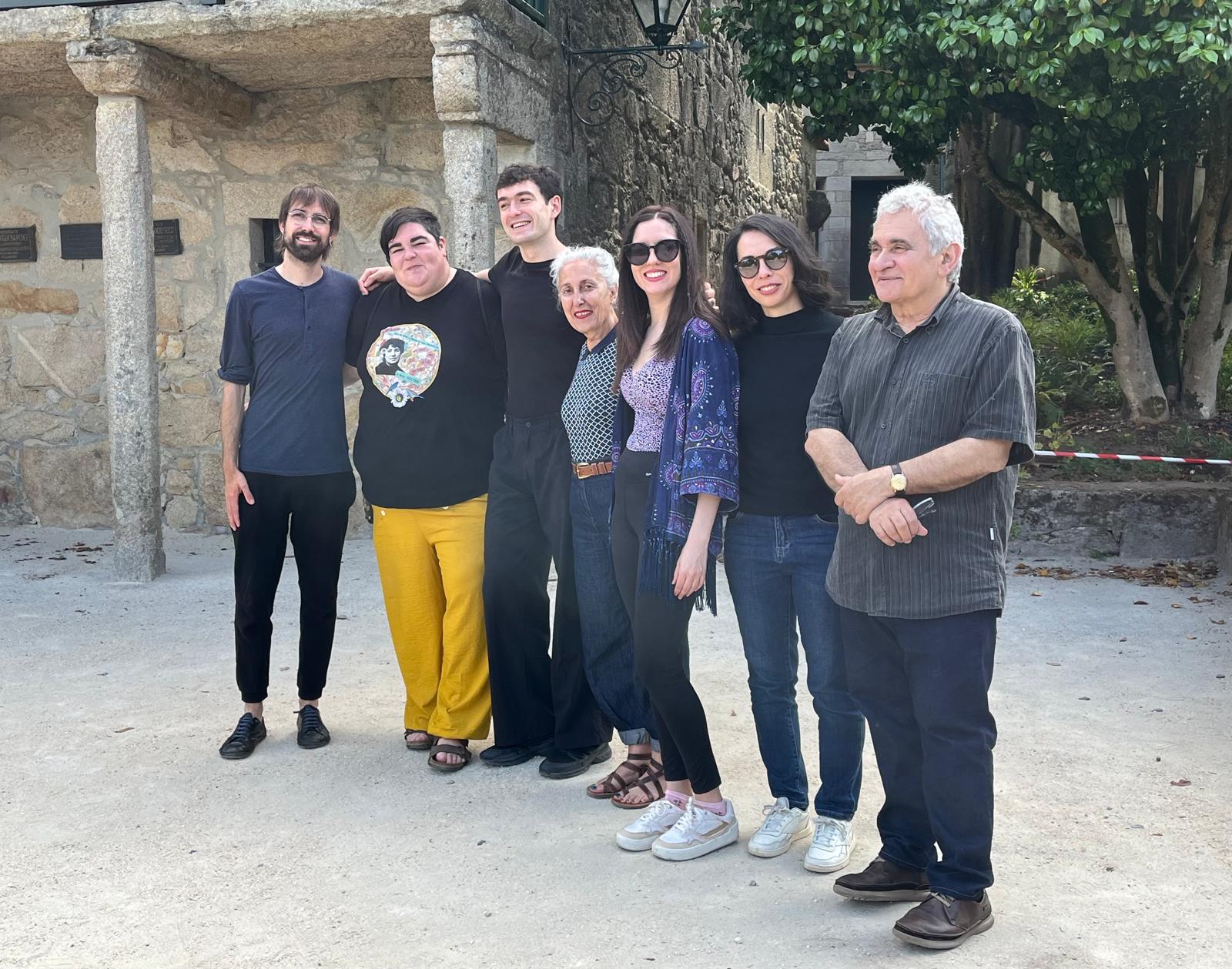 Atxaga, Guasch, Mondelo e Nunes no "Rosalía en Camiño" Atxaga, Guasch, Mondelo e Nunes no "Rosalía en Camiño"