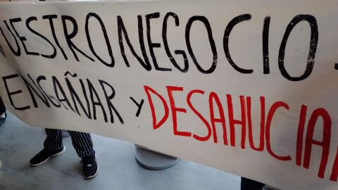 Una de las protestas del Sindicat Barri de Carolines