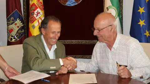 Firma del convenio hoy en el Ayuntamiento de Chiclana Firma del convenio hoy en el Ayuntamiento de Chiclana