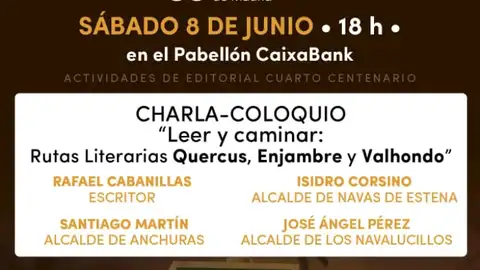 Charla coloquio: Quercus, Enjambre y Valhondo En la Feria del libro de Madrid