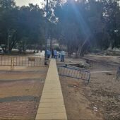 Obras en el PAseo de la Playa del Torres