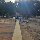 Obras en el PAseo de la Playa del Torres Obras en el PAseo de la Playa del Torres