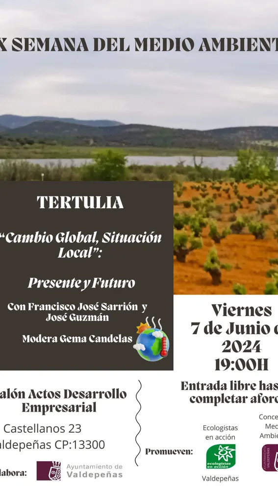 "Cambio Global, Situación Local: presente y futuro" "Cambio Global, Situación Local: presente y futuro"