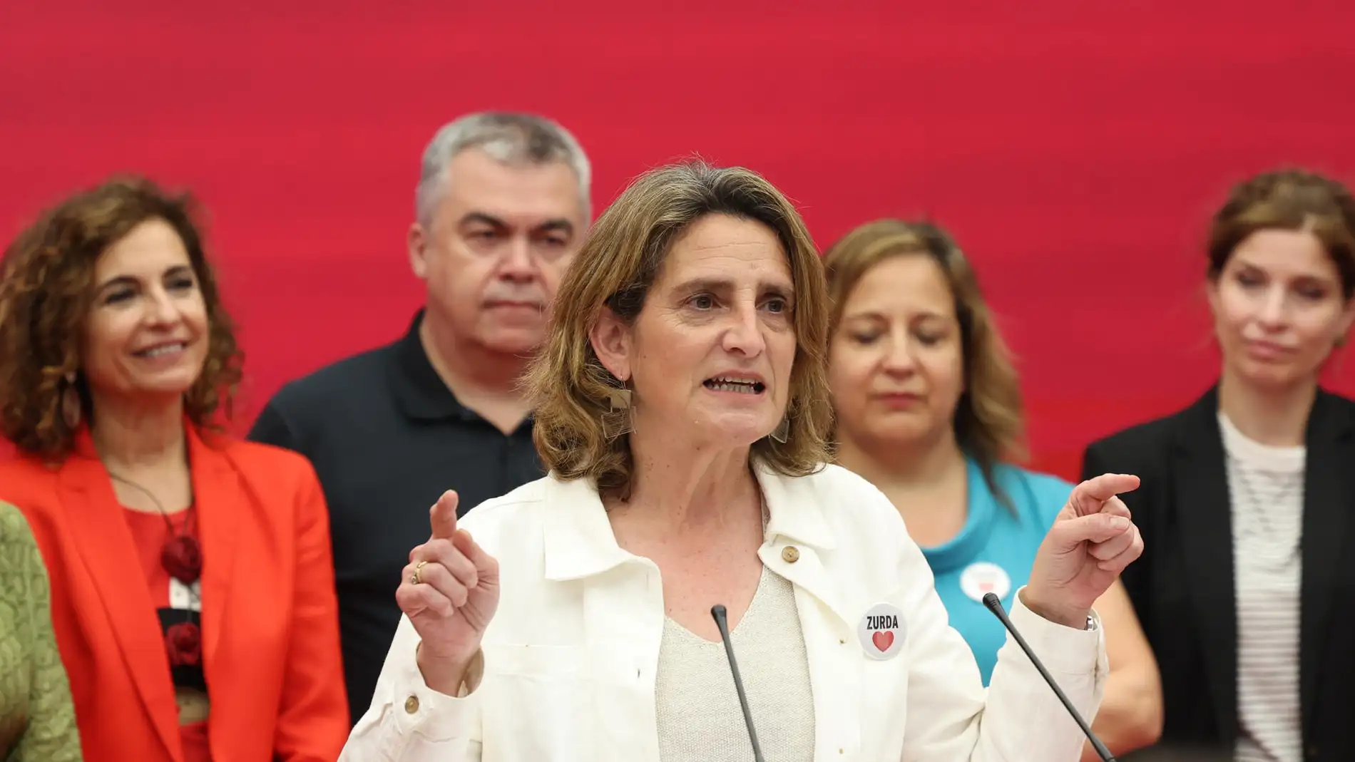 La vicepresidenta del Gobierno, Teresa Ribera