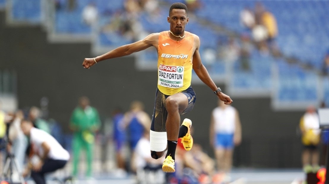 Jordan Díaz, campeón de Europa de triple salto con récord de España y del campeonato Jordan Díaz, campeón de Europa de triple salto con récord de España y del campeonato