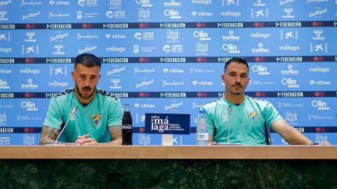 Dioni y Alfonso Herrero, del M&aacute;laga CF