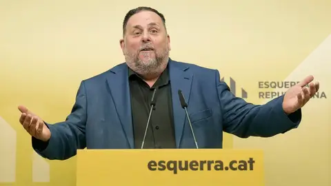 El presidente de ERC, Oriol Junqueras, en una imagen de archivo. El presidente de ERC, Oriol Junqueras, en una imagen de archivo.