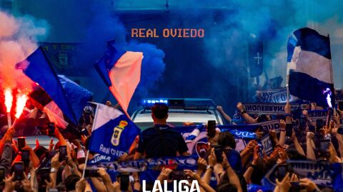 Cartel partido Eibar Oviedo