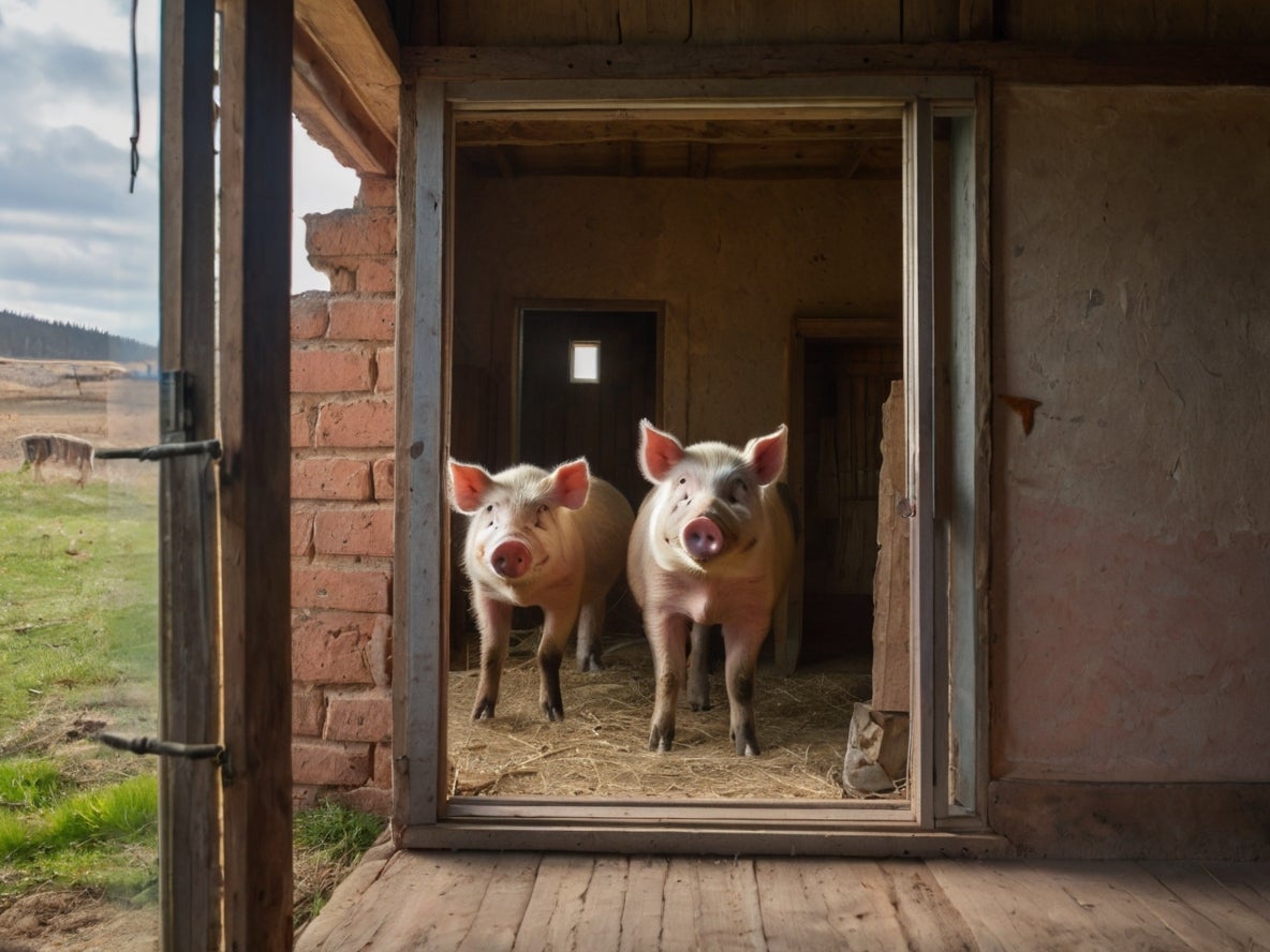 El tradicional cuento "Los Tres Cerditos" visto de otra forma El tradicional cuento "Los Tres Cerditos" visto de otra forma