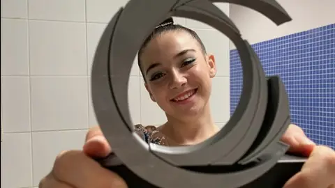 La vilera Sara Pérez, subcampeona autonómica de Gimnasia Rítmica en categoría Junior Avanzado La vilera Sara Pérez, subcampeona autonómica de Gimnasia Rítmica en categoría Junior Avanzado