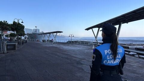 Imagen de una agente de la Policía Local de La Laguna, Tenerife