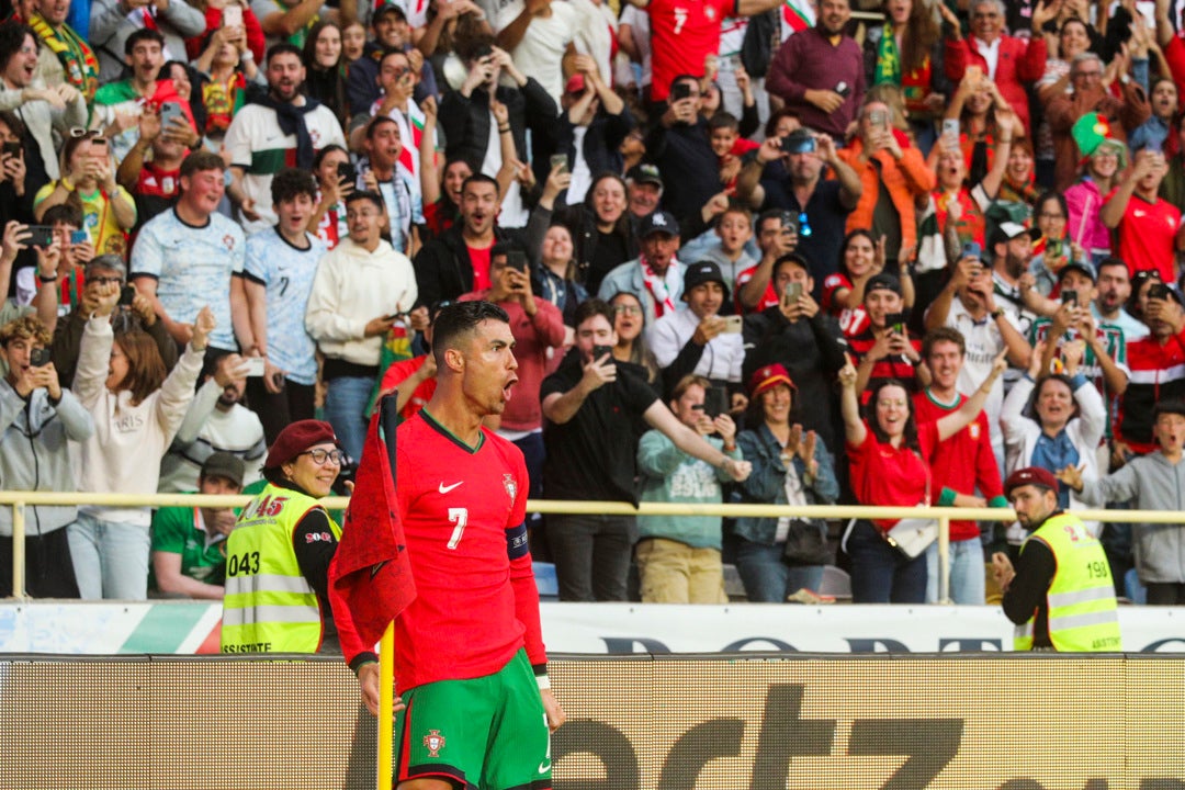 Un doblete de Cristiano ilusiona a Portugal para la Eurocopa Un doblete de Cristiano ilusiona a Portugal para la Eurocopa