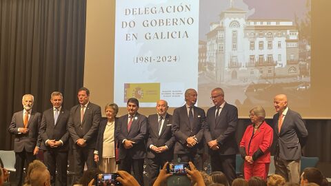 Acto de homenaje a delegados del Gobierno en Gailcia