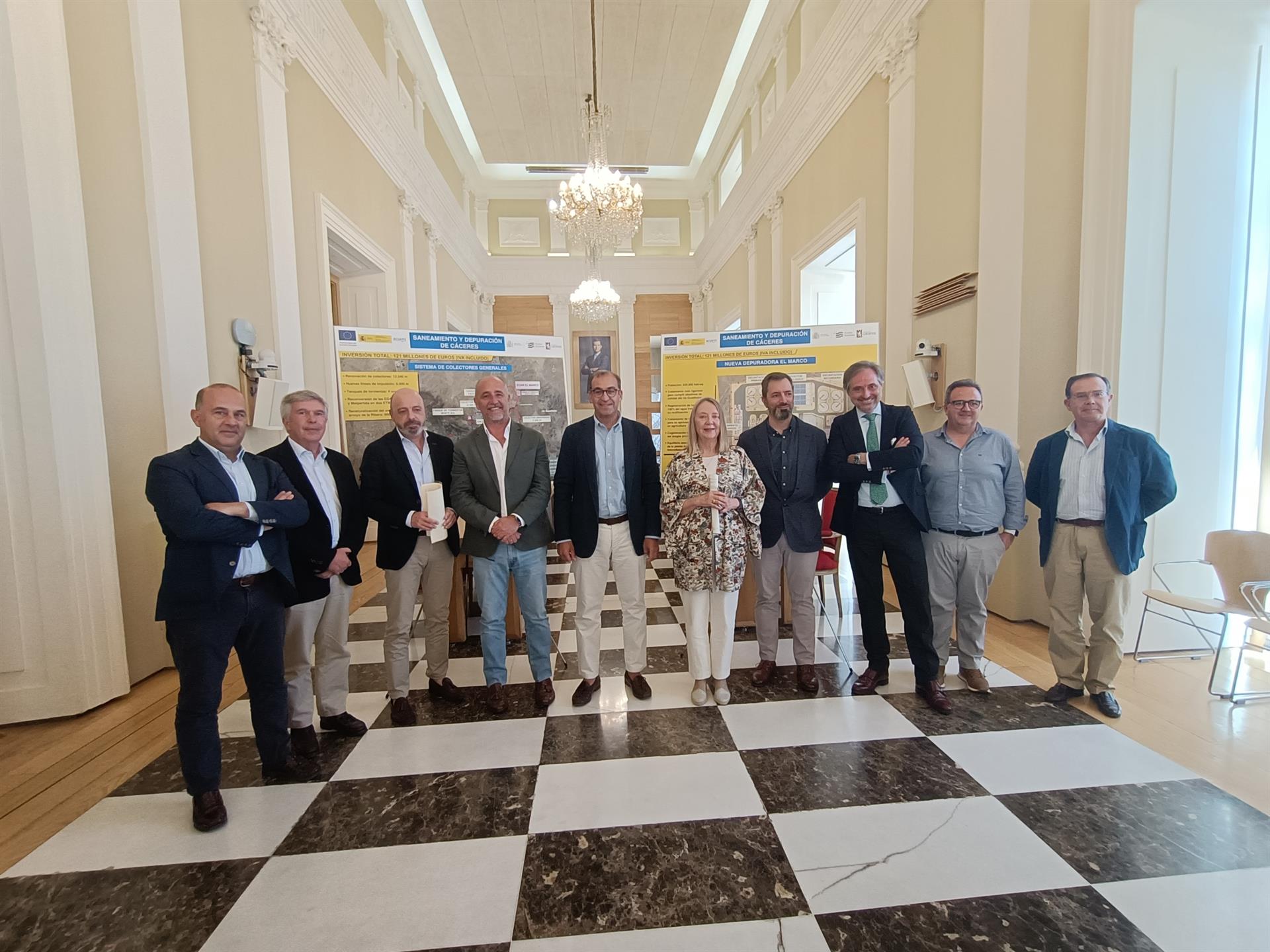 Se destinarán 121 millones de euros al proyecto de mejora de la depuración de aguas de Cáceres Se destinarán 121 millones de euros al proyecto de mejora de la depuración de aguas de Cáceres
