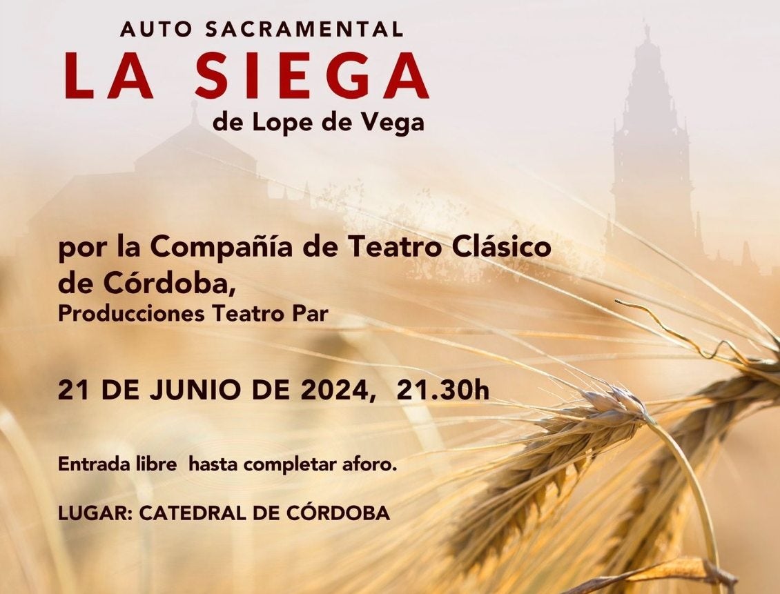 El escenario de la Catedral de Córdoba para "La Siega" El escenario de la Catedral de Córdoba para "La Siega"