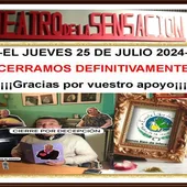 Teatro de la Sensación cerrará en julio Teatro de la Sensación cerrará en julio