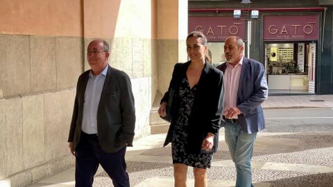 Agustín Buades, Idoia Ribas y Sergio Rodríguez, diputados del grupo parlamentario Vox en Baleares