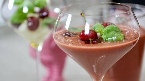 Gazpacho de cerezas de Robin Food 