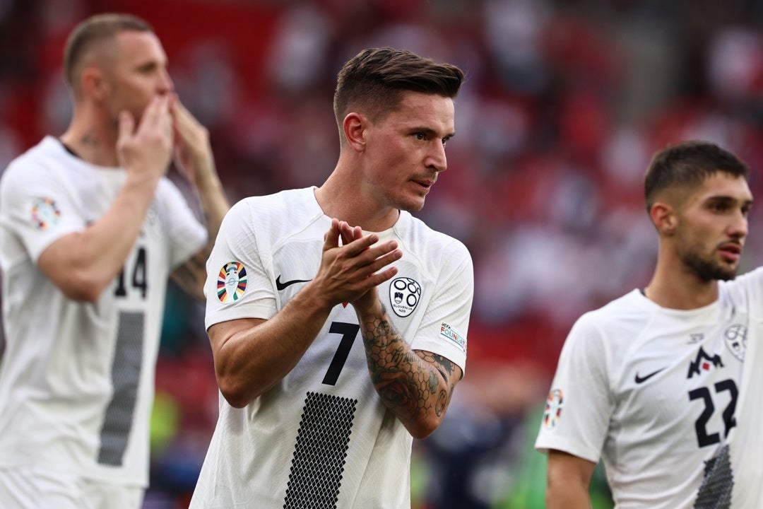 El empate esloveno frustra la alegría de Eriksen El empate esloveno frustra la alegría de Eriksen