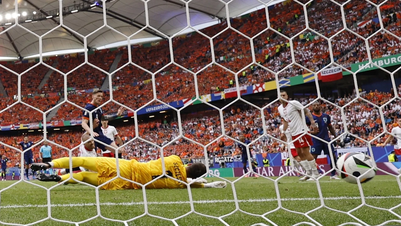 Imagen del partido entre Polonia y Países Bajos de la Eurocopa 2024